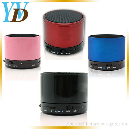 Mini Portable Wireless Aluminum Shell TF Card Bluetooth Speakers (YWD-Y6)